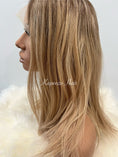 Load image into Gallery viewer, Glueless Medical Lace Front Wig – European Hair in Rooted Honey Blonde (16”–18”)