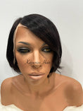 Load image into Gallery viewer, Natural Hair Classic Black Bob – Lace Front