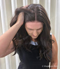 Load image into Gallery viewer, Chocolate Brown Lace Front Synthetic LUX Wig – Soft Waves