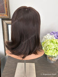 Load image into Gallery viewer, European Medical Human Hair Wig – Rich Brunette Bob