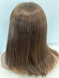 Load image into Gallery viewer, Cinnamon Brown European Wig with Feathered Bangs