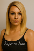 Load image into Gallery viewer, 12inch Indian Blonde Wig with Roots