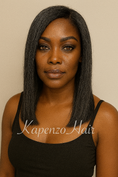 Load image into Gallery viewer, 14”-16” Stock Salt & Pepper Layered Full Lace Wig