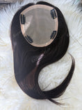 Load image into Gallery viewer, 18inch Espresso Brown Human Hair Topper