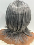 Load image into Gallery viewer, Mid-Length Salt & Pepper Layered Wig