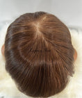 Load image into Gallery viewer, Cinnamon Brown European Wig with Feathered Bangs