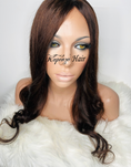 Load image into Gallery viewer, 22inch Brazilian Full Lace Wig Medium Brown Color