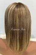 Load image into Gallery viewer, 12-14inch Ash Blonde Topper with Roots