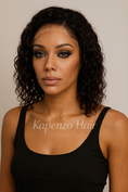 Load image into Gallery viewer, 10inch curly natural hair lace front wig