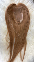 Load image into Gallery viewer, 14”-16” Copper-Strawberry Blonde Human Hair Topper