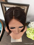 Load image into Gallery viewer, European Medical Human Hair Wig – Rich Brunette Bob