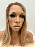 Load image into Gallery viewer, Glueless Medical Lace Front Wig – European Hair in Rooted Honey Blonde (16”–18”)

