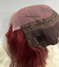 Load image into Gallery viewer, Burgundy Confidence – Straight Lace Front Natural Wig
