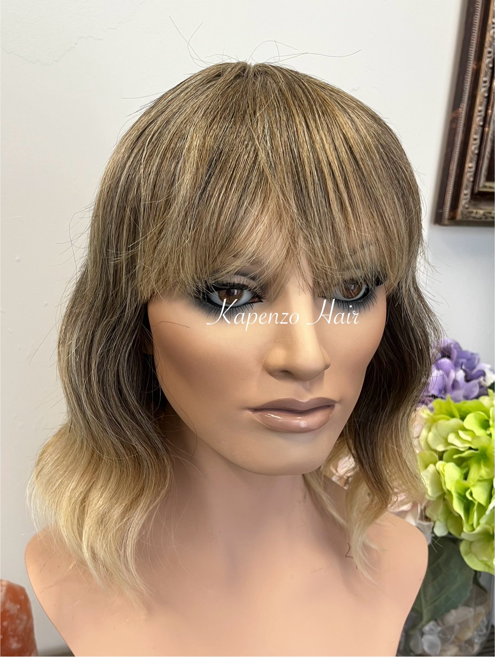 Warm Brunette with Honey Blonde Ombré