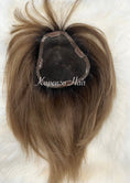 Load image into Gallery viewer, 10-12inch Topper Brown with Dark Roots
