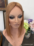 Load image into Gallery viewer, 14”-16” Copper-Strawberry Blonde Human Hair Topper
