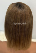 Load image into Gallery viewer, 10-12inch Topper Brown with Dark Roots
