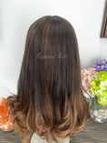 Load image into Gallery viewer, Kapenzo Glueless Lace Front Wig – European Hair | Natural Black-Brown Blend
