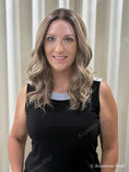 Load image into Gallery viewer, Synthetic Lux Lace Front Wig – Cool Ash Blonde Tones With Warm Lowlights
