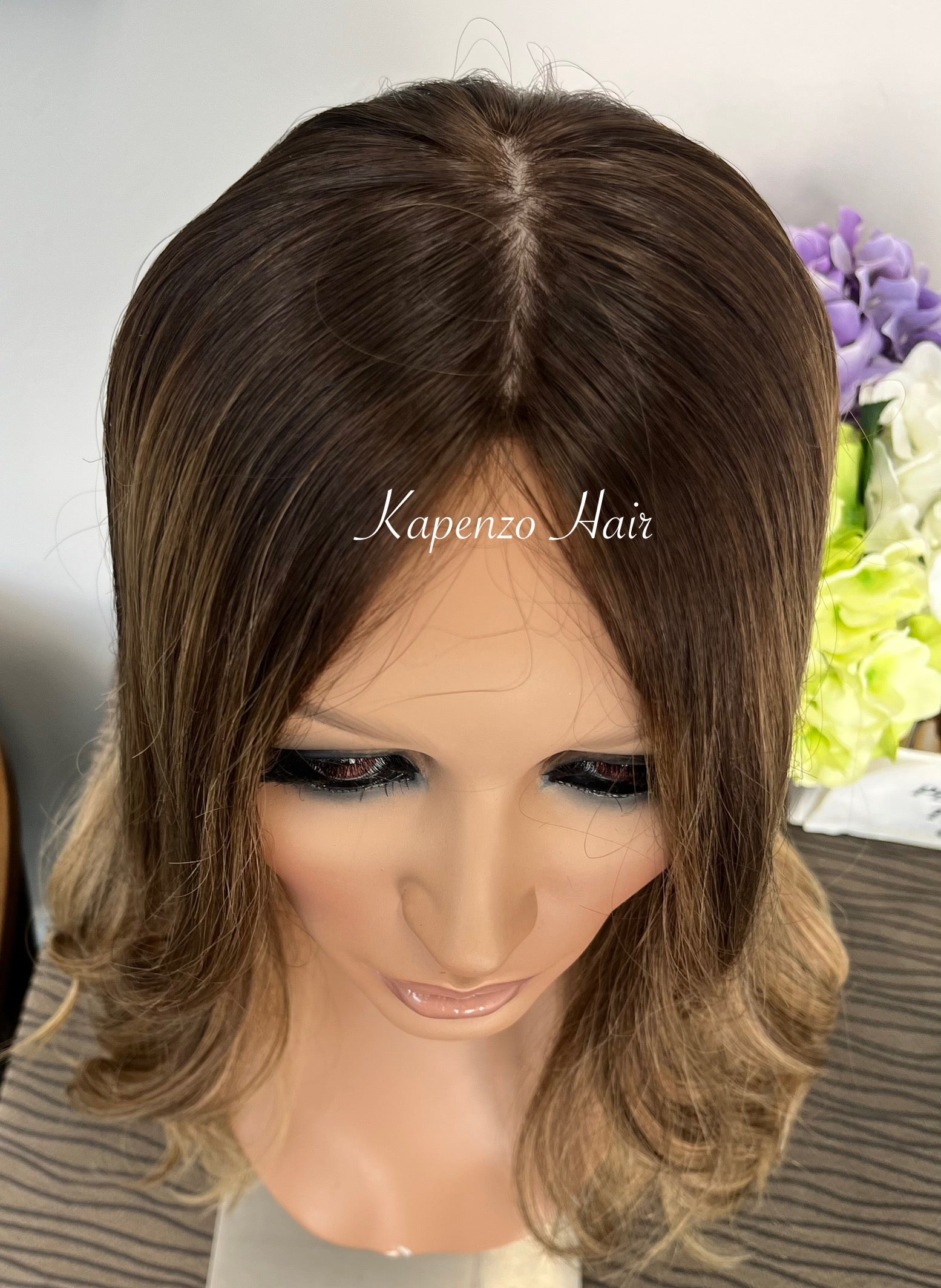 Silk Top Glueless Medical Wig – European Hair (18”–20”)