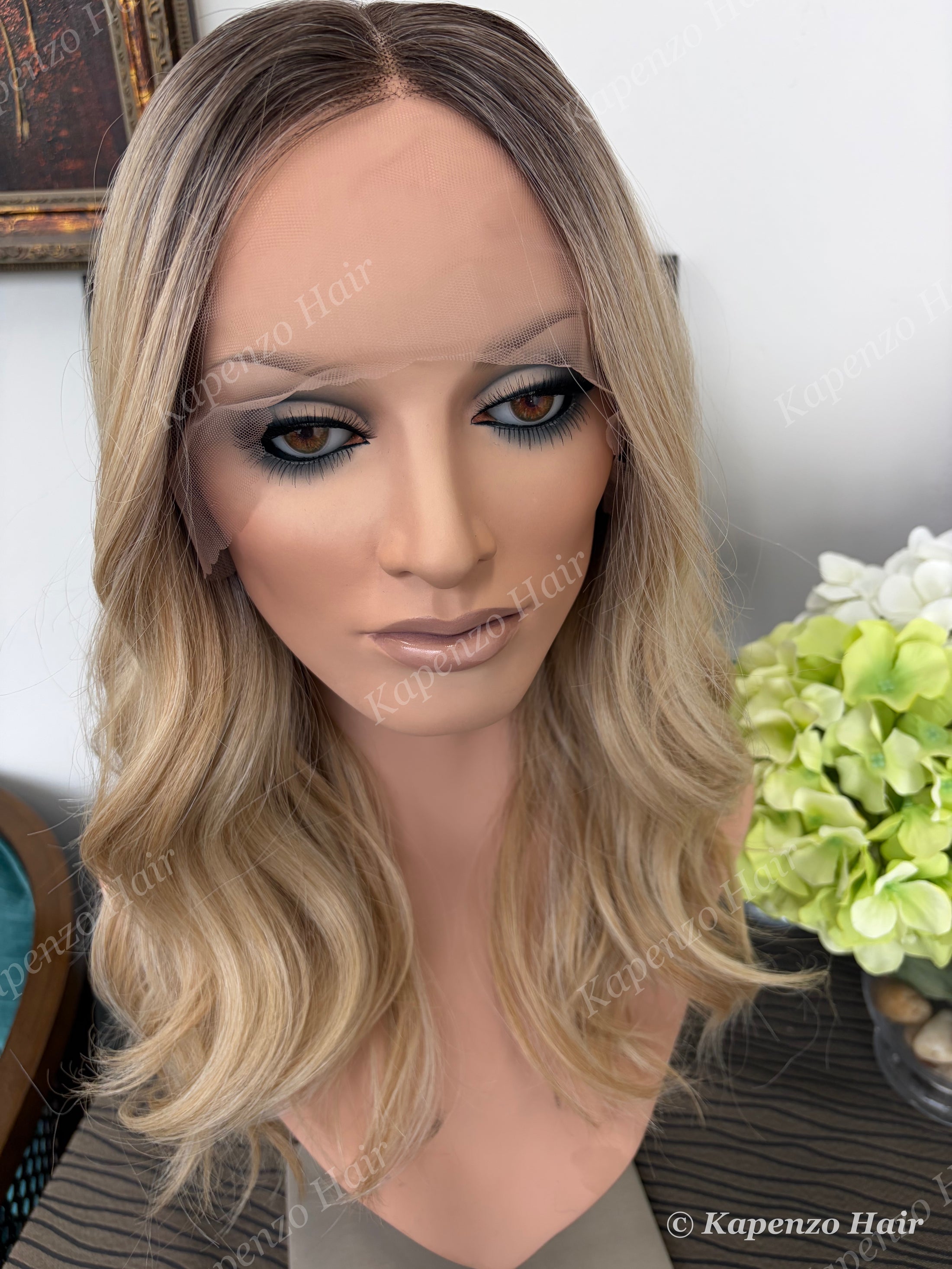 Synthetic LUX Lace Front Wig – Honey Blonde
