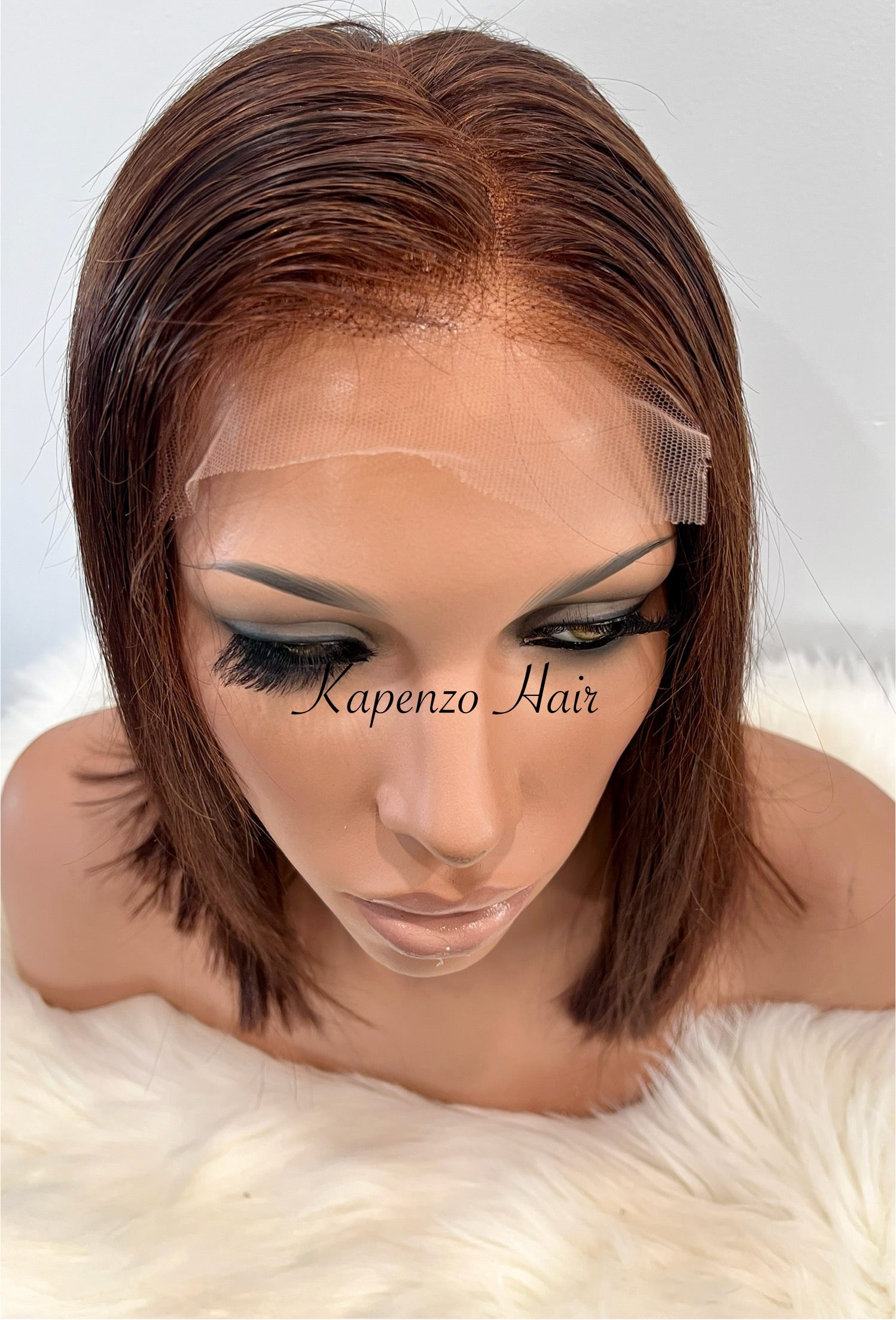 Medium Brown Shoulder-Length Wig – Lace Front