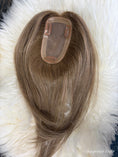 Load image into Gallery viewer, 14”-16” Rooted Beige Blonde Human Hair Topper
