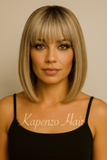 Load image into Gallery viewer, 12-14inch Ash Blonde Topper with Roots
