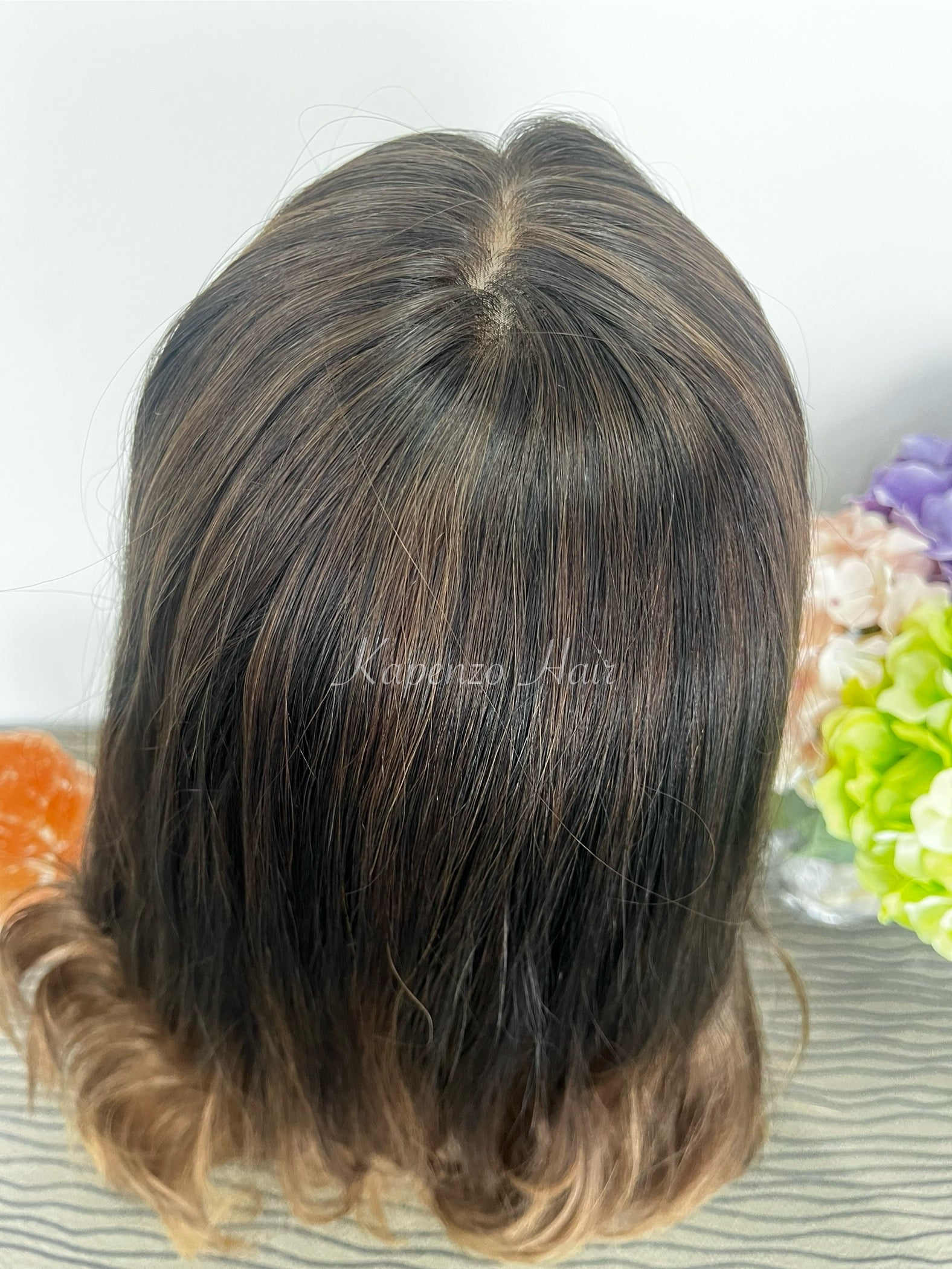 Kapenzo Glueless Lace Front Wig – European Hair | Natural Black-Brown Blend