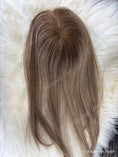 Load image into Gallery viewer, 14”-16” Rooted Beige Blonde Human Hair Topper
