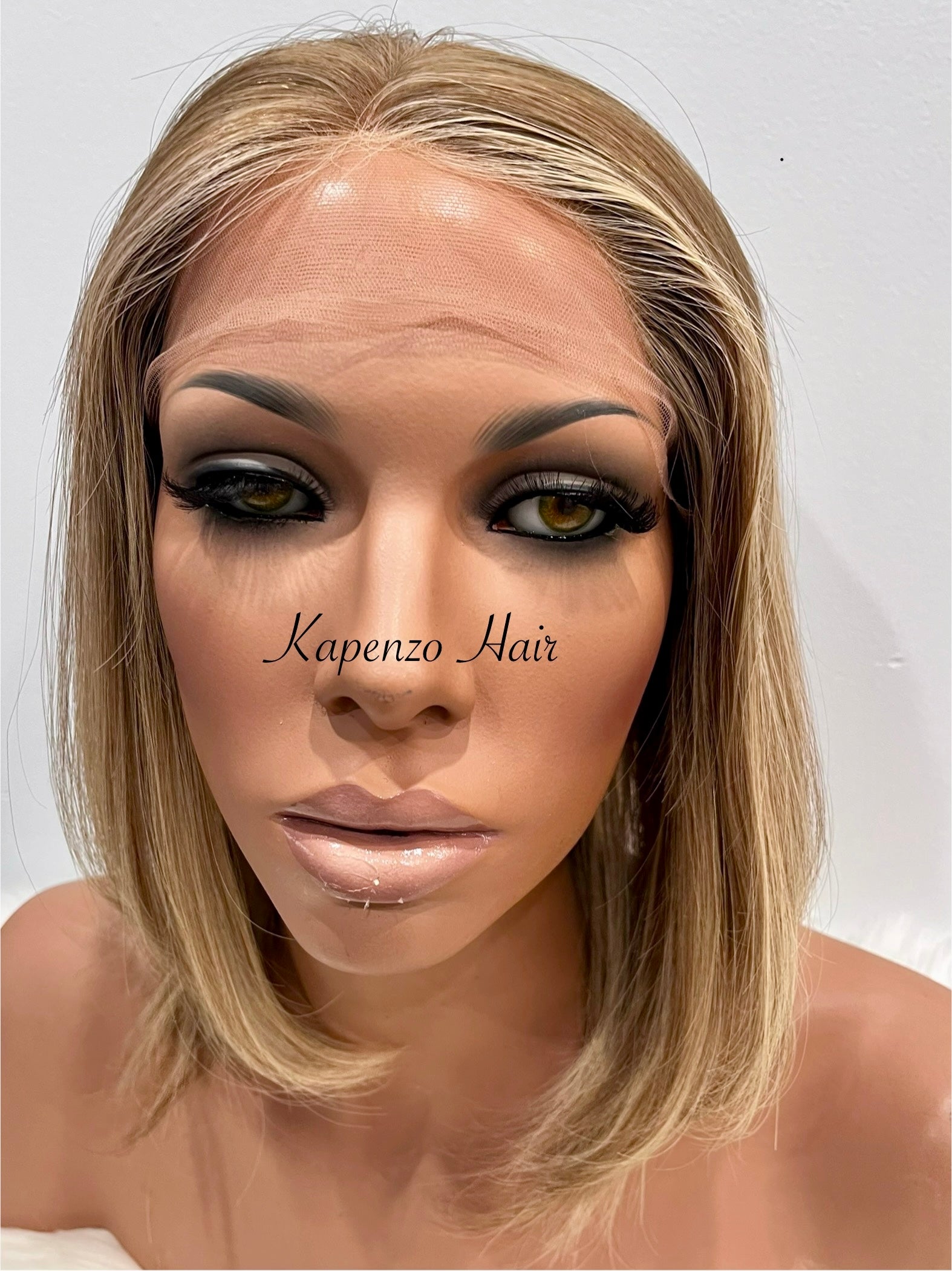Blonde European Hair Bob with Lace Front