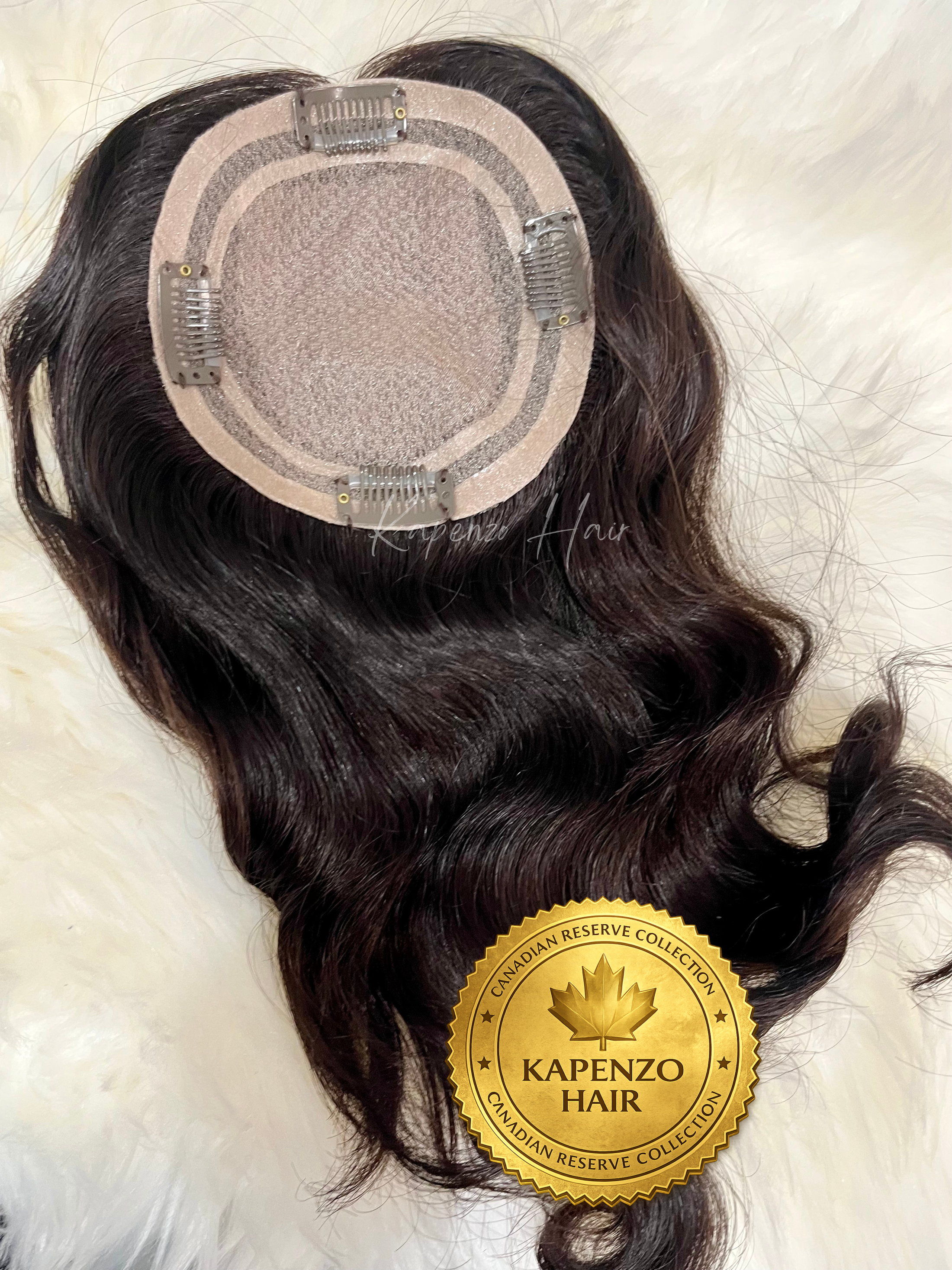 13–14” Natural Wave Crown Topper