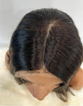 Load image into Gallery viewer, 14inch Brazilian hair Natural Black Wig
