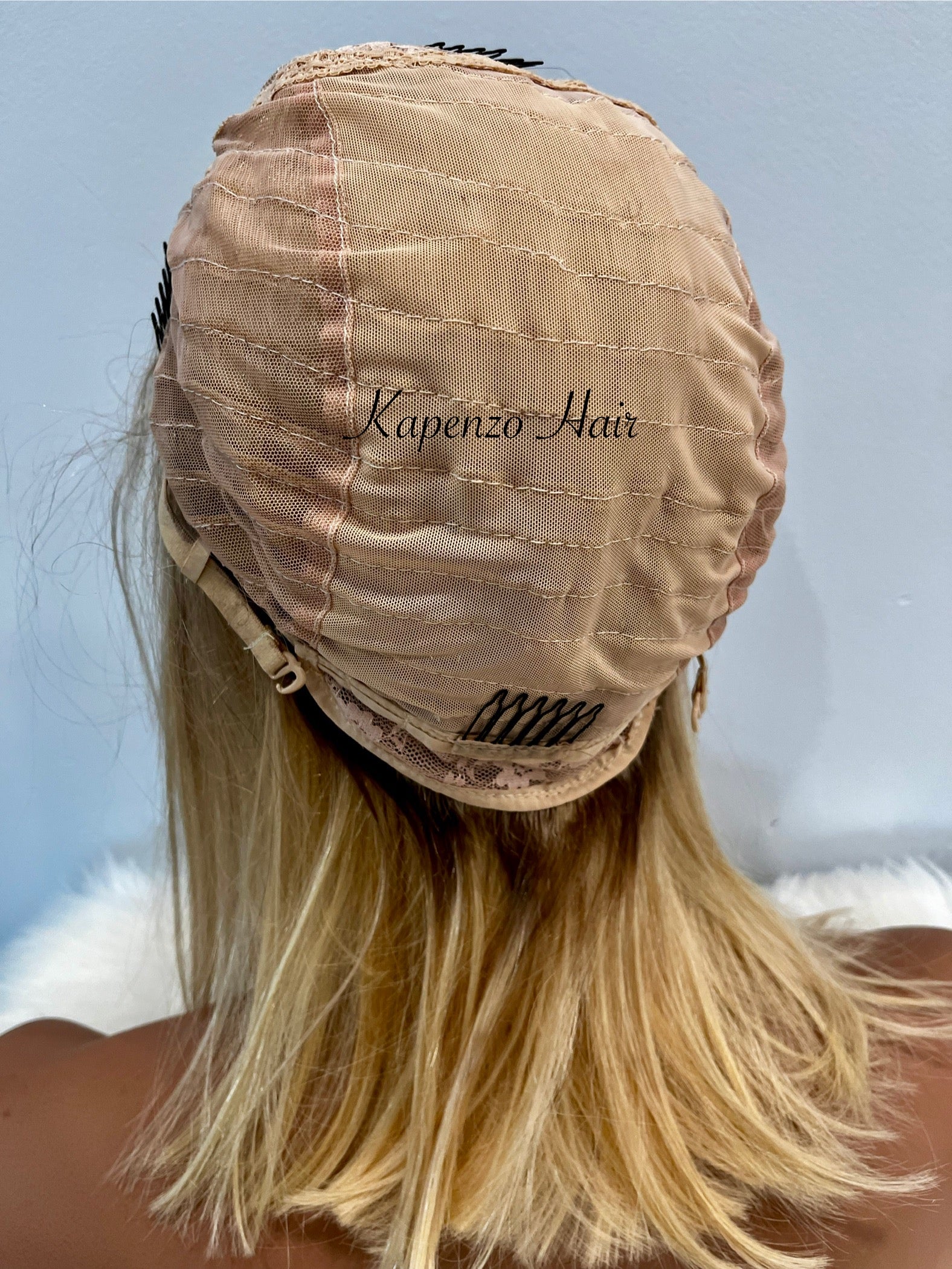 12inch Indian Blonde Wig with Roots