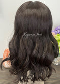 Load image into Gallery viewer, Chocolate Brown Lace Front Synthetic LUX Wig – Soft Waves

