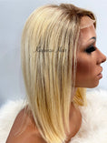 Load image into Gallery viewer, 12inch Indian Blonde Wig with Roots
