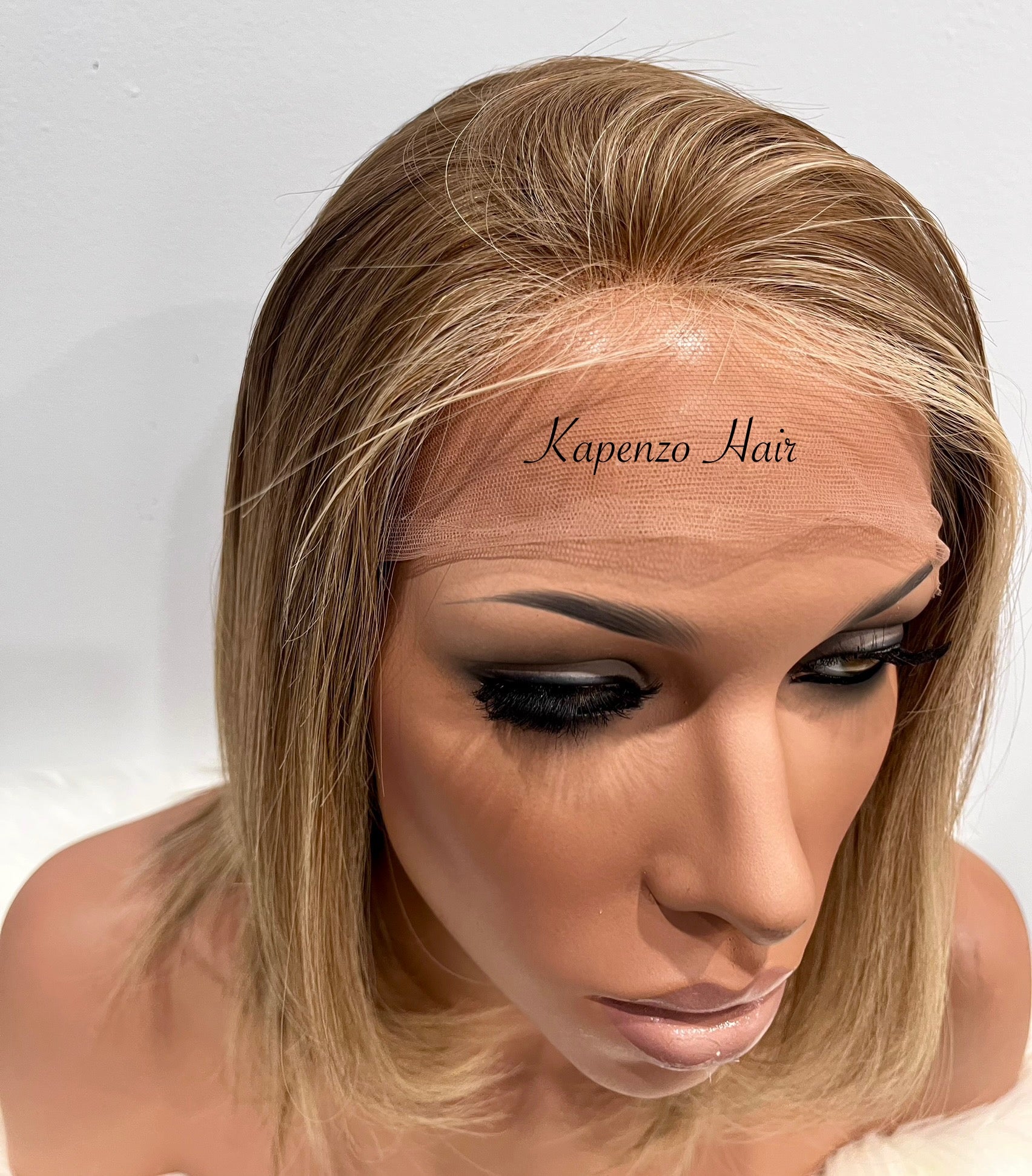 Blonde European Hair Bob with Lace Front
