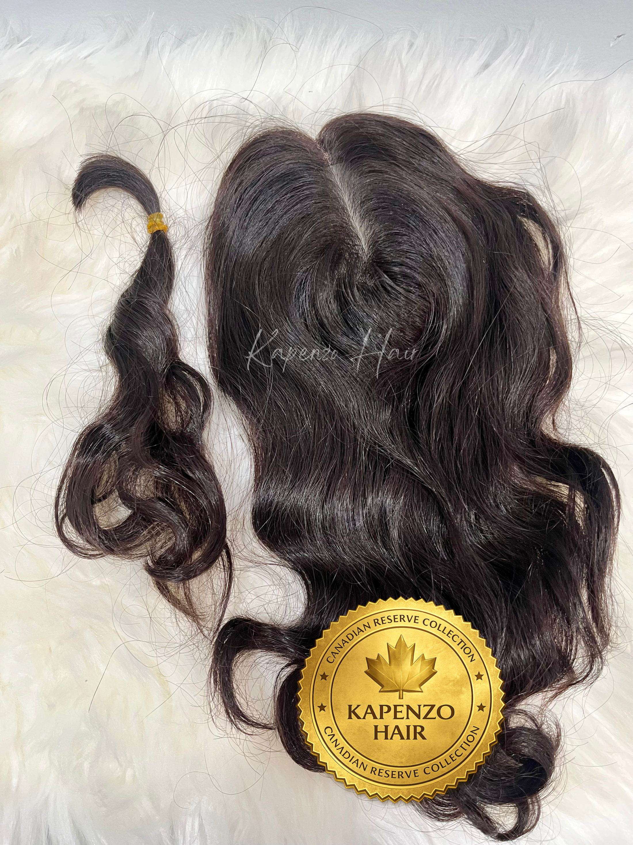 13–14” Natural Wave Crown Topper