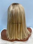 Load image into Gallery viewer, 12inch Indian Blonde Wig with Roots
