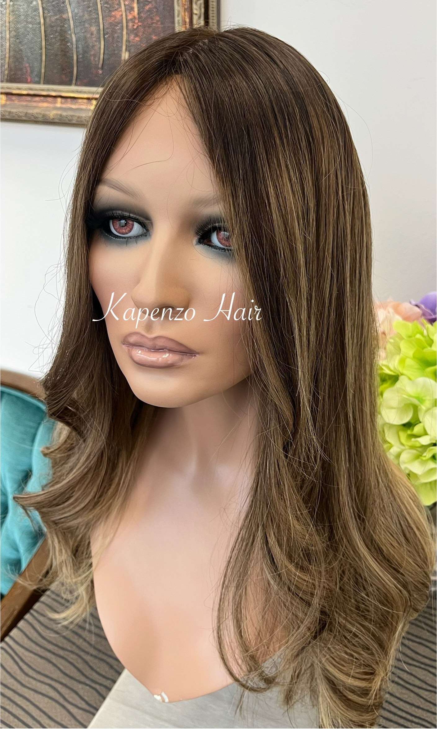 Silk Top Glueless Medical Wig – European Hair (18”–20”)
