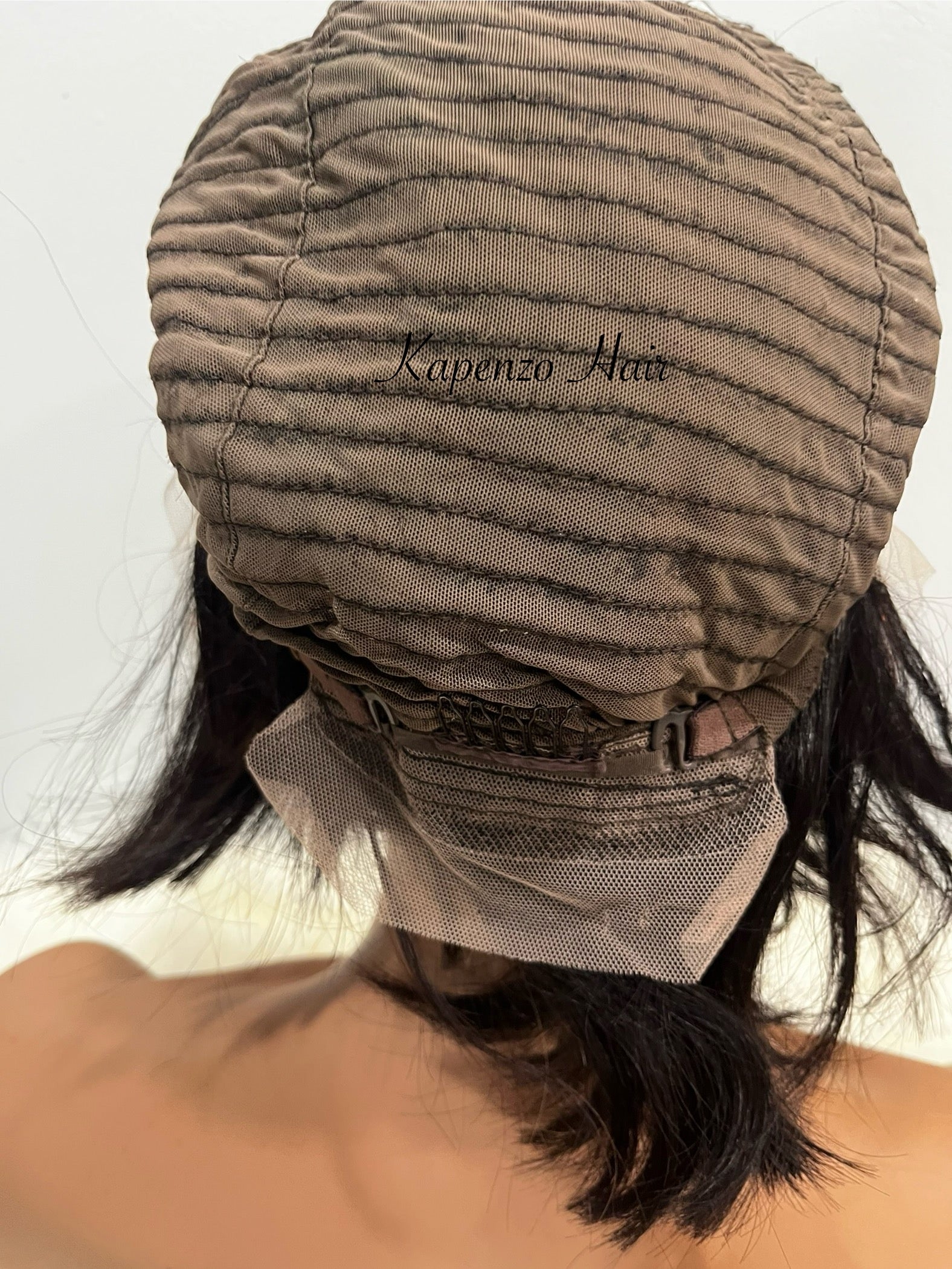 Natural Hair Classic Black Bob – Lace Front