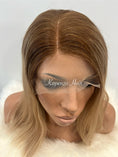 Load image into Gallery viewer, Glueless Medical Lace Front Wig – European Hair in Rooted Honey Blonde (16”–18”)
