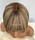 Load image into Gallery viewer, 12-14inch Ash Blonde Topper with Roots
