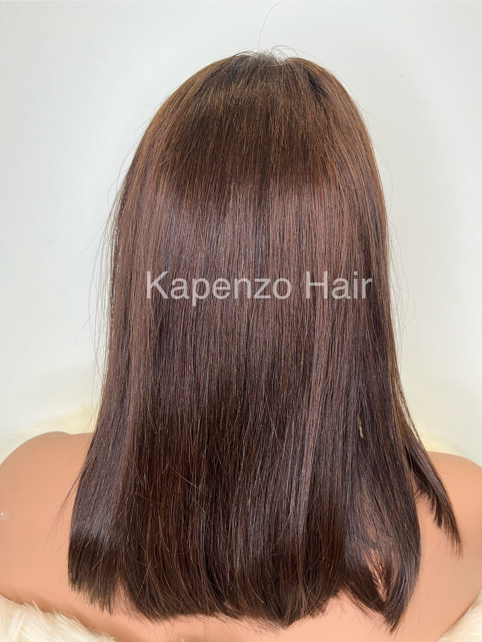 14inch Glueless Lace Wig Medium Brown Color
