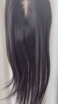 Load and play video in Gallery viewer, 18inch Espresso Brown Human Hair Topper
