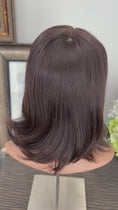 Load and play video in Gallery viewer, European Medical Human Hair Wig – Rich Brunette Bob
