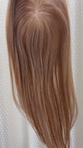 Load and play video in Gallery viewer, 14”-16” Copper-Strawberry Blonde Human Hair Topper
